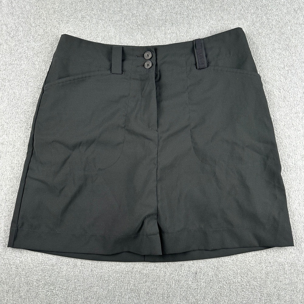 Nike Skirt Womens 2 Dri-FIT Golf Black Stretch Activewear